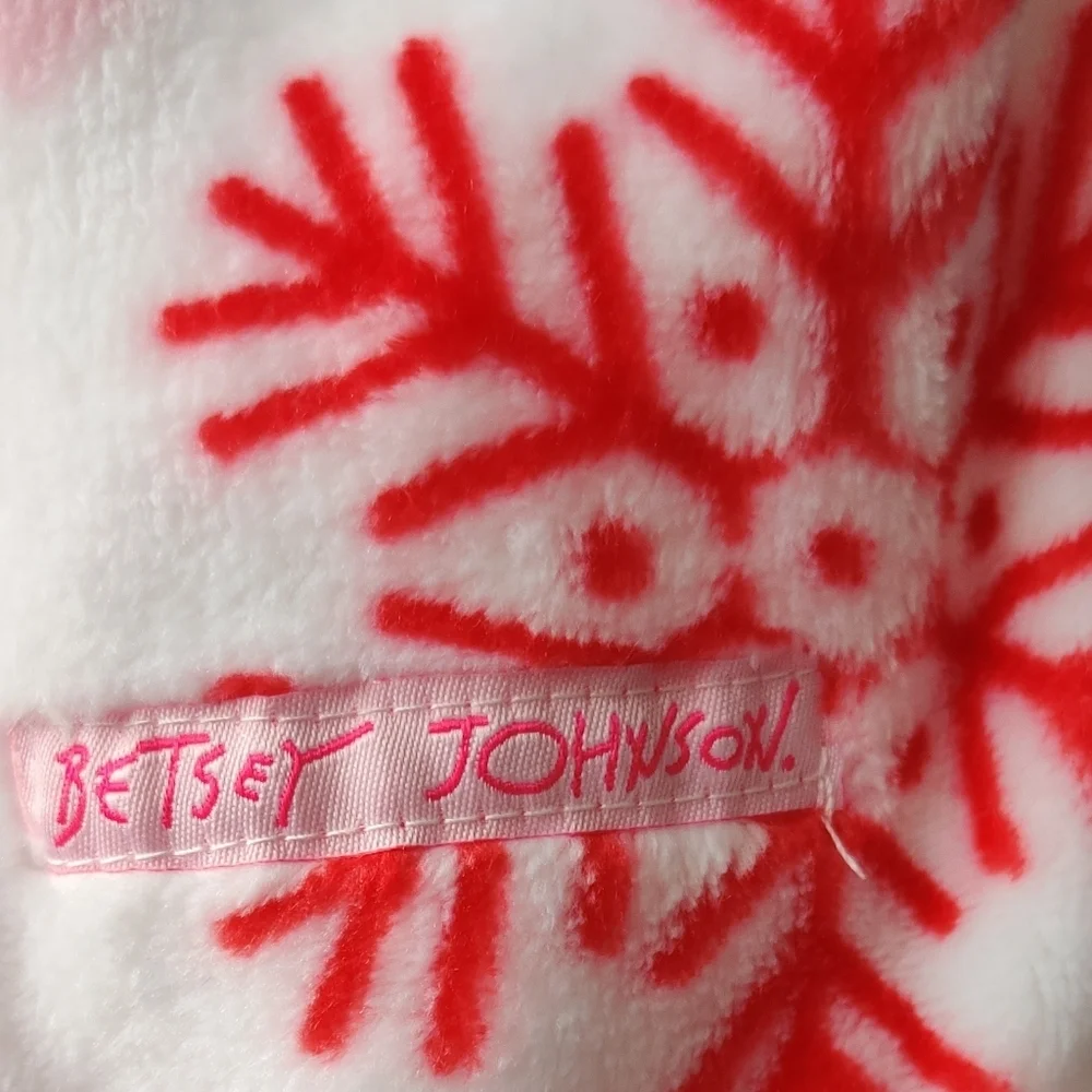 NWT - 🎄Betsey Johnson Christmas Ultra Soft Plush Throw - Sz 50” x 60”🎄